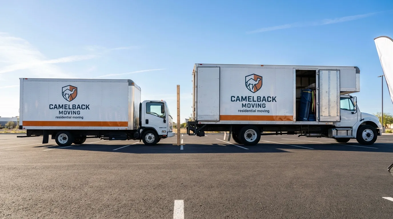 Moving truck size capacity guide in Lake Saint Louis
